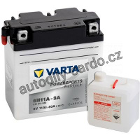 Moto baterie VARTA  011014008   /11AH/80A 6V / 122/61/135
