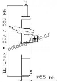 Tlumič pérování KYB 3358015