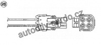 Lambda sonda NGK OZA448-E43 - RENAULT