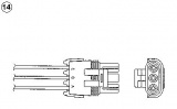 Lambda sonda NGK OZA55-R1 - RENAULT