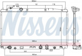 Chladič motoru NISSENS 68153