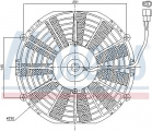 Ventilátor chladiče NISSENS 85978