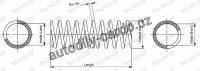 Pružina tlumiče pérování MONROE (MO SP1240)