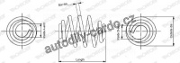 Pružina tlumiče pérování MONROE (MO SN0672)