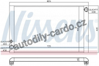 Chladič motoru NISSENS 60325