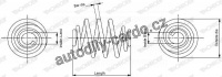 Pružina tlumiče pérování MONROE (MO SP0440)