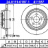 Brzdový kotouč ATE 24.0111-0187 (AT 411187)
