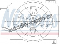 Ventilátor chladiče NISSENS 85419