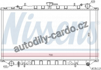 Chladič motoru NISSENS 62977