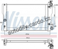 Chladič motoru NISSENS 606164