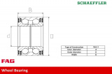 Sada ložisek kol FAG 713610310 -  VW, SEAT