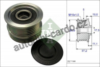 Alternátorová volnoběžka (předstihová spojka) INA (IN 535009610)