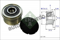 Alternátorová volnoběžka (předstihová spojka) INA (IN 535024610)