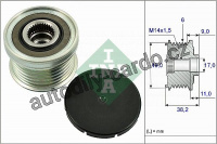 Alternátorová volnoběžka (předstihová spojka) INA (IN 535026810)