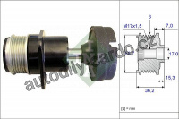 Alternátorová volnoběžka (předstihová spojka) INA (IN 535015710) - FORD