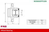 Sada ložisek kol FAG 713606290 -  ALFA ROMEO 166 zadní 2.0 2.4 2.5 3.0 v6