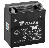Motobaterie YUASA YTX16-BS-1 14Ah 230A 12V L+ /150x87x161/