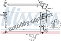 Chladič motoru NISSENS 61329A