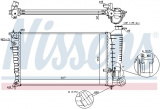 Chladič motoru NISSENS 61329A