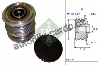 Alternátorová volnoběžka (předstihová spojka) INA (IN 535020010)