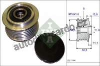 Alternátorová volnoběžka (předstihová spojka) INA (IN 535020110)