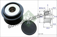 Alternátorová volnoběžka (předstihová spojka) INA (IN 535021010)