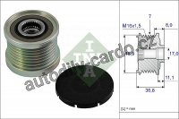 Alternátorová volnoběžka (předstihová spojka) INA (IN 535008110) - MAZDA, NISSAN, RENAULT