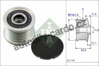 Alternátorová volnoběžka (předstihová spojka) INA (IN 535008610) - MERCEDES-BENZ