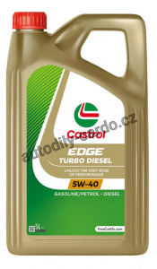 Castrol EDGE Turbo Diesel 5W-40 5L + štítek