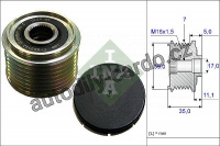 Alternátorová volnoběžka (předstihová spojka) INA (IN 535015910)