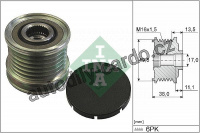 Alternátorová volnoběžka (předstihová spojka) INA (IN 535016610)