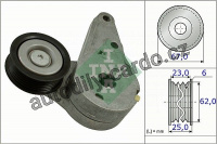 Napínací kladka žebrovaného klínového řemenu INA (IN 534037310)