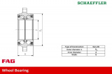 Sada ložisek kol FAG 713617070 -  ROVER