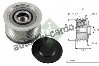 Alternátorová volnoběžka (předstihová spojka) INA (IN 535017010)
