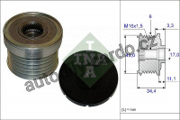 Alternátorová volnoběžka (předstihová spojka) INA (IN 535018310) - BMW