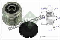 Alternátorová volnoběžka (předstihová spojka) INA (IN 535000710) - AUDI