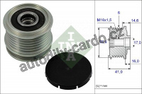 Alternátorová volnoběžka (předstihová spojka) INA (IN 535001010) - AUDI, ŠKODA, VW