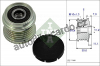 Alternátorová volnoběžka (předstihová spojka) INA (IN 535000810) - VW, AUDI, ŠKODA