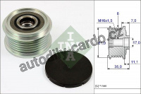 Alternátorová volnoběžka (předstihová spojka) INA (IN 535002210) - ŠKODA