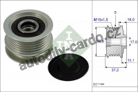 Alternátorová volnoběžka (předstihová spojka) INA (IN 535001810) - VW, SEAT