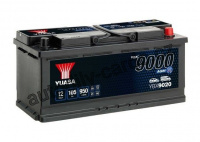 Autobaterie YUASA YBX9020 105AH/950A P+ AGM START&STOP /393x175x190/