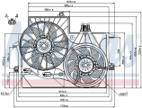 Ventilátor chladiče NISSENS 85200
