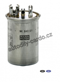 Palivový filtr MANN WK842/21X (MF WK842/21X) - AUDI