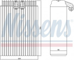 Výparník NISSENS 92200