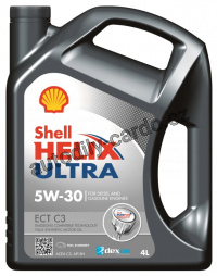 Shell Helix Ultra ECT C3 5W-30 4L + štítek