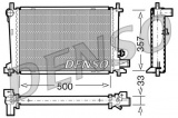Chladič motoru DENSO (DE DRM10039)