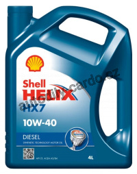 Shell Helix Diesel HX7 10W-40 4L + štítek