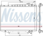 Chladič motoru NISSENS 68749