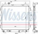 Chladič motoru NISSENS 61002
