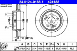 Brzdový kotouč ATE 24.0124-0188 (AT 424188) - MERCEDES-BENZ